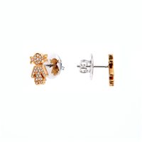 Vicenza - Piazzetta Palladio 2 - Boucles d'oreilles Crivelli Femme easy in Or rosé Diamante 0.22 Ct 289-VE1640 - 289-VE1640
